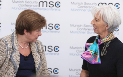 Kristalina Georgieva (z lewej) zastąpi Christine Lagarde