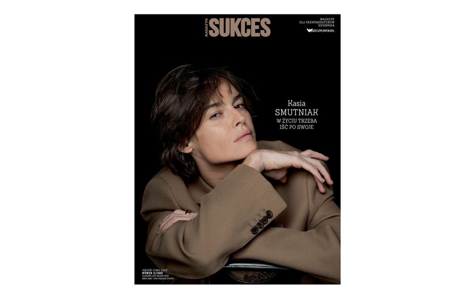 Kasia Smutniak w obiektywie Marty Wojtal to bohaterka jesienno-świątecznego wydania magazynu „Sukces