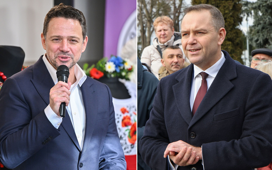 Rafał Trzaskowski i Karol Nawrocki