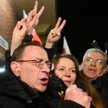 Były szef MSWiA Mariusz Kamiński, żona Mariusza Kamińskiego Barbara Kamińska i senator Stanisław Kar