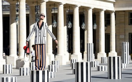 Pokaz mody Isabel Marant w Paryżu.