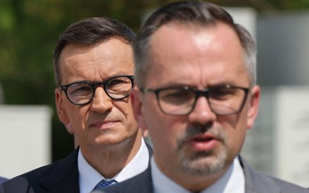 Mateusz Morawiecki i Marcin Horała