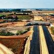 Węzeł pod Wiskitkami:?chińska klapa, polska plajta (zdjęcie z września 2011 roku)?