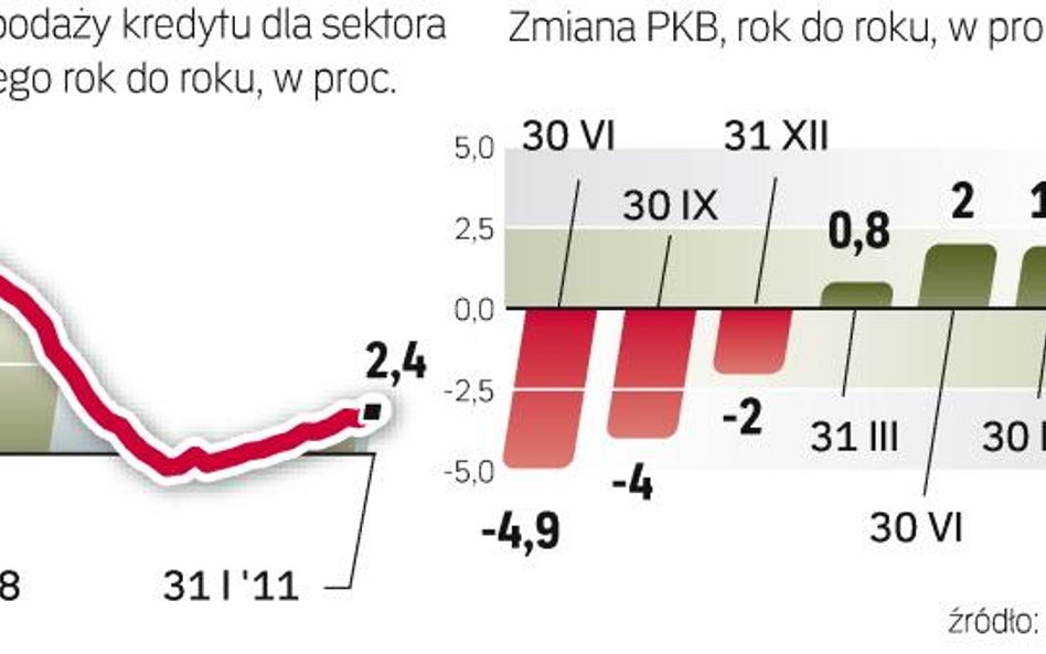 Wpływ kredytów na kondycję gospodarki. W Polsce większa chęć na pożyczki zauważana jest głównie w wi