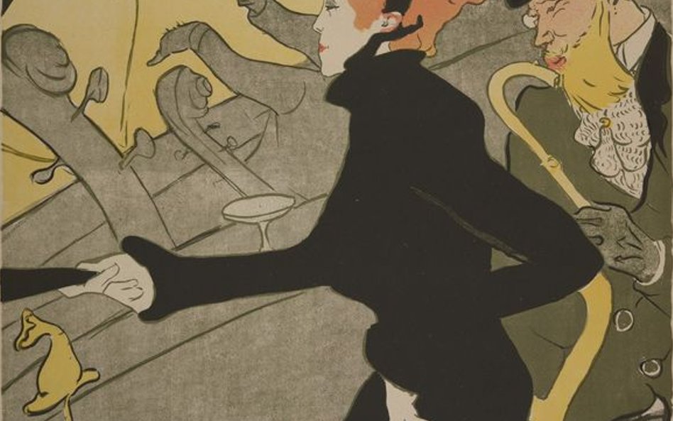 20. Henri de Toulouse-Lautrec (1864–1901) Divan Japonais, 1892, plakat, litografia barwna pędzlem, p