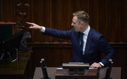 Sławomir Nitras w czasie debaty o komisjach śledczych w Sejmie