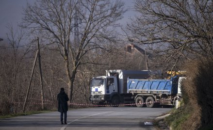 Blokada drogi w Kosowie
