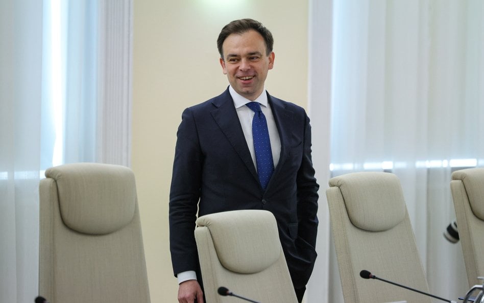 Minister finansów i gospodarki Andrzej Domański