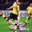 Robert Lewandowski był w tej sytuacji najbliżej strzelenia gola Wojciechowi Szczęsnemu, minął już br