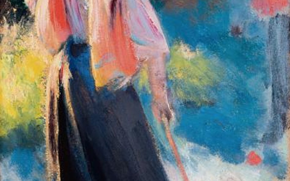 Leon Wyczółkowski „Studium do gry w krokieta” (olej na płótnie)