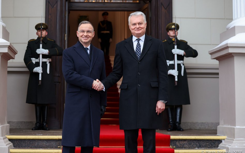 Andrzej Duda i Gitanas Nauseda