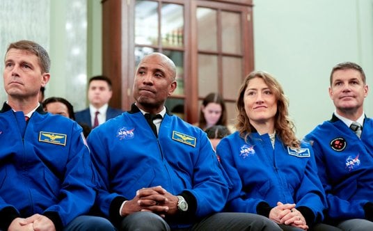 Astronauci misji Artemis II - od lewej: Reid Wiseman, Victor Glover, Christina Koch i Jeremy Hansen
