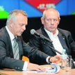 Andrzej Hołda, prezes Energomontażu-Południe (z lewej), i Jerzy Wiśniewski, szef PBG, zapowiadają ws