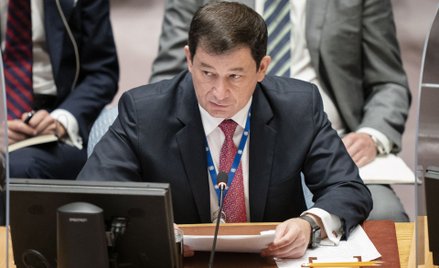Dmitrij Polianskij, zastępca ambasadora Rosji przy ONZ