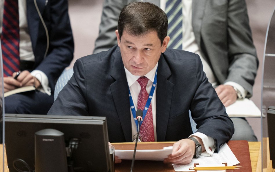 Dmitrij Polianskij, zastępca ambasadora Rosji przy ONZ