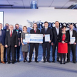 Laureaci konkursu „Orzeł innowacji – Start-Up!" – przedstawiciele firm: Social WiFi, EasySolar, Sher