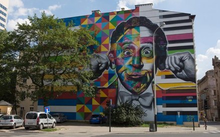 Eduardo Kobra przy ul. Sienkiewicza 18