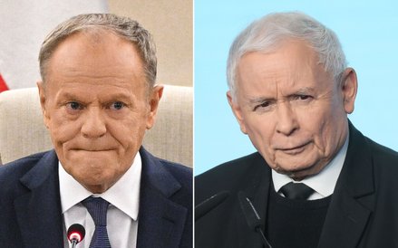 Donald Tusk i Jarosław Kaczyński