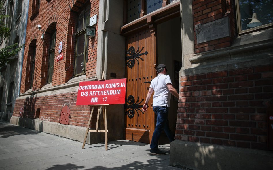 Głosowanie w referendum w sprawie odwołania Aleksandra Miszalskiego z urzędu prezydenta Krakowa