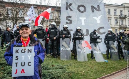 Pan Bogusław Stanisławski. Zdjęcie pochodzi z portalu skwerwolnosci.eu, jego autorką jest Katarzyna 