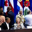 Barack Ibama i Hillary Clinton na VI szczyciwe obu Ameryk