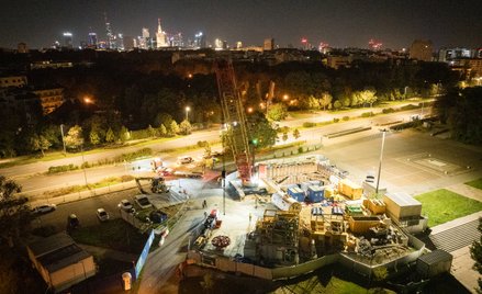 Tarcza „Jolanta" wydrąży tunel kolektora pod ul. Czerniakowską