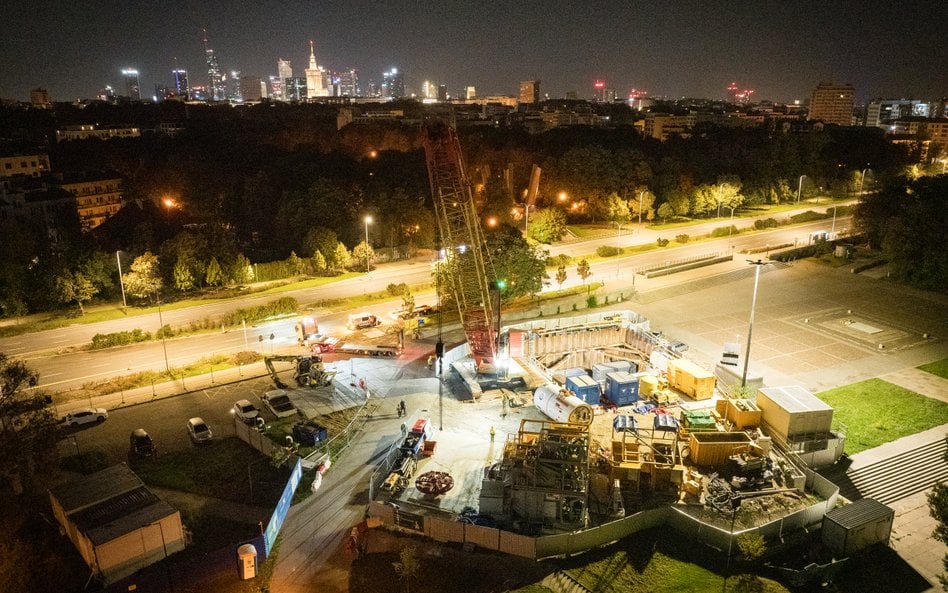 Tarcza „Jolanta" wydrąży tunel kolektora pod ul. Czerniakowską