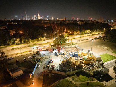 Tarcza „Jolanta" wydrąży tunel kolektora pod ul. Czerniakowską