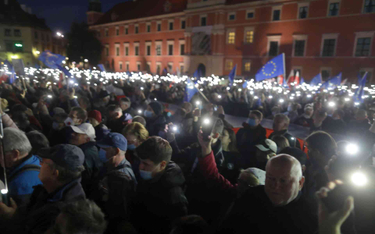 Prounijna demonstracja w Warszawie