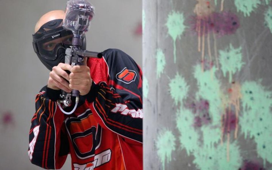 Paintball staje się bardzo modny