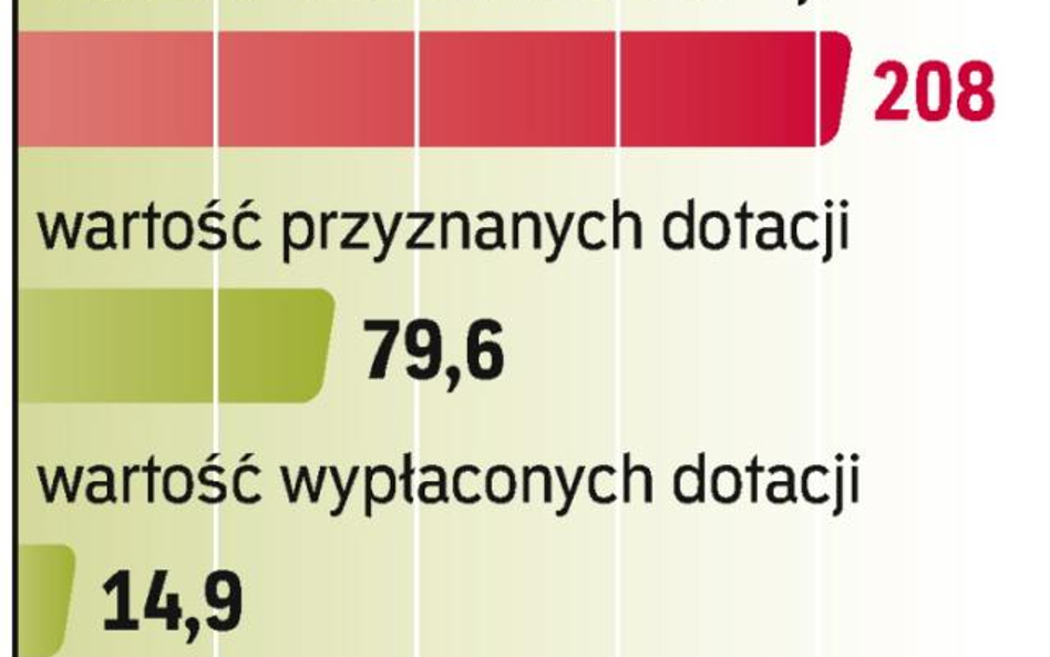 Wartość przyznanych grantów rośnie. Zmiana systemu może w przyszłym roku opóźnić ich wypłatę.