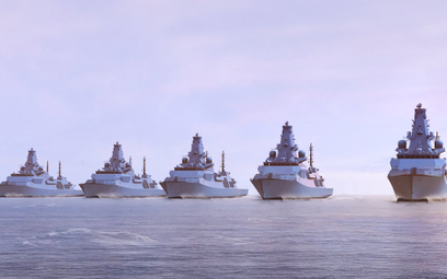 Wizja zespołu pięciu fregat typu 26 Batch 2 (City).