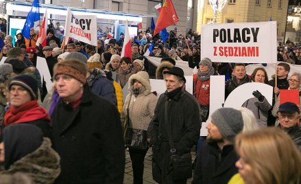 „Marsz tysiąca tóg” w Warszawie