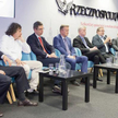 Uczestnicy debaty (od lewej): Zygmunt Frankiewicz, prezydent Gliwic; Jacek Karnowski, prezydent Sopo