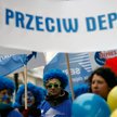 Na świecie obchodzony jest Dzień Walki z Depresją. Na zdjęciu happening w Warszawie, luty 2009 r.