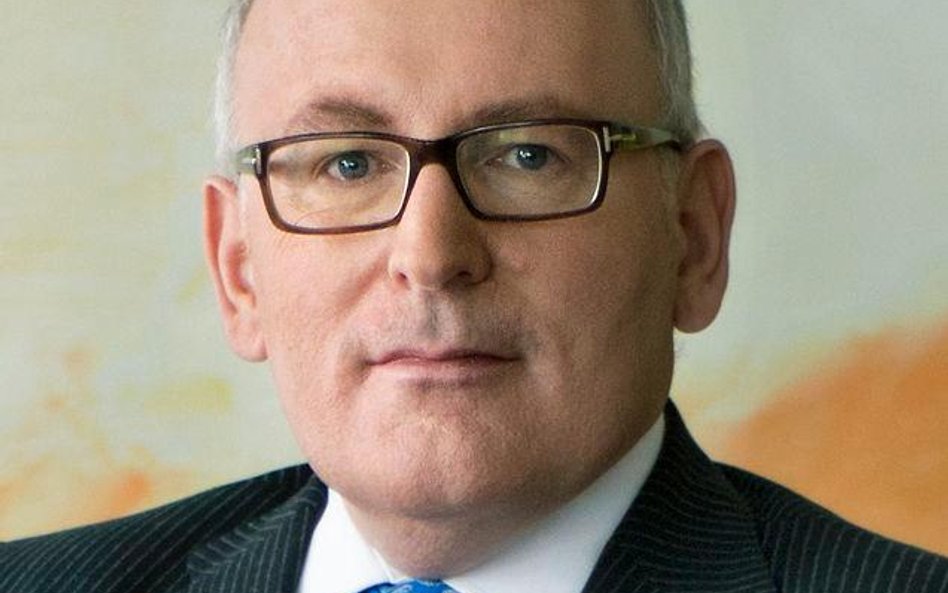 W rządzie panuje przekonanie, że Frans Timmermans swoim listem przekroczył kompetencje wiceszefa KE 