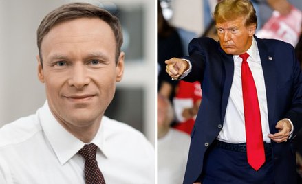 Marcin Mastalerek i Donald Trump