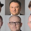Od lewej, od góry: Lejb Fogelman, Jarosław Grzesiak, Paweł Pietkiewicz, Rafał Sieński, Paweł Piotrow