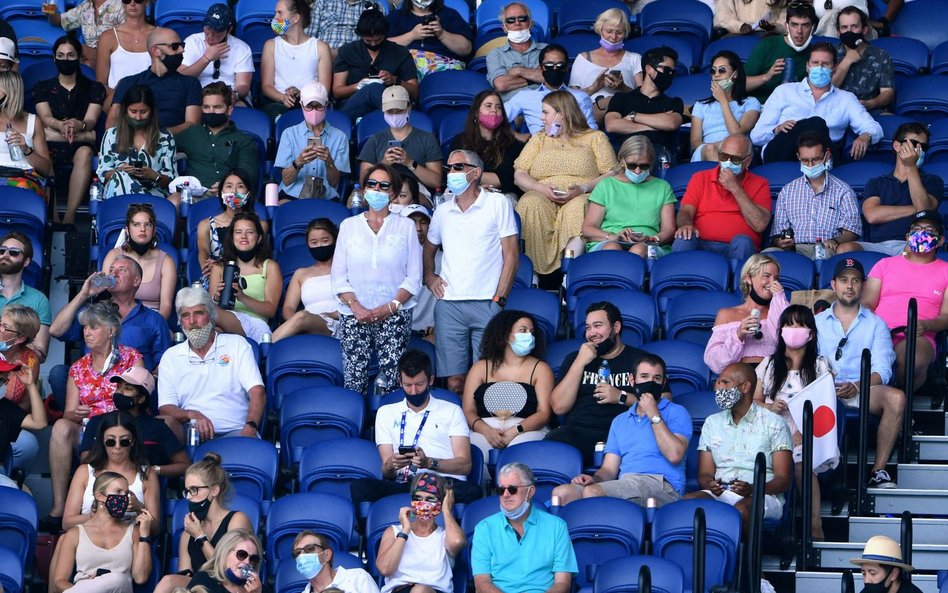 Australian Open: Nie ma zakażeń, widzowie wracają na korty