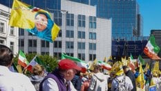 Manifestacja przed szczytem przywódców w Brukseli, mająca zwrócić ich uwagę na egzekucje polityczne 