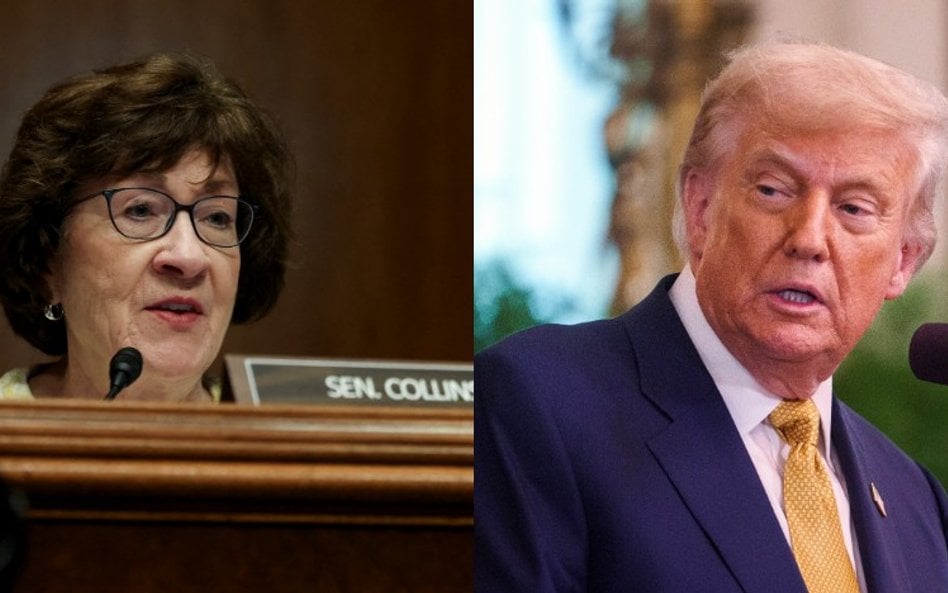 Senator Susan Collins, prezydent Donald Trump
