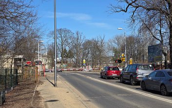 Przejazd kolejowy w Rembertowie, już wkrótce będzie to kadr stricte archiwalny