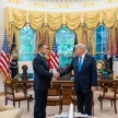 Karol Nawrocki i Donald Trump