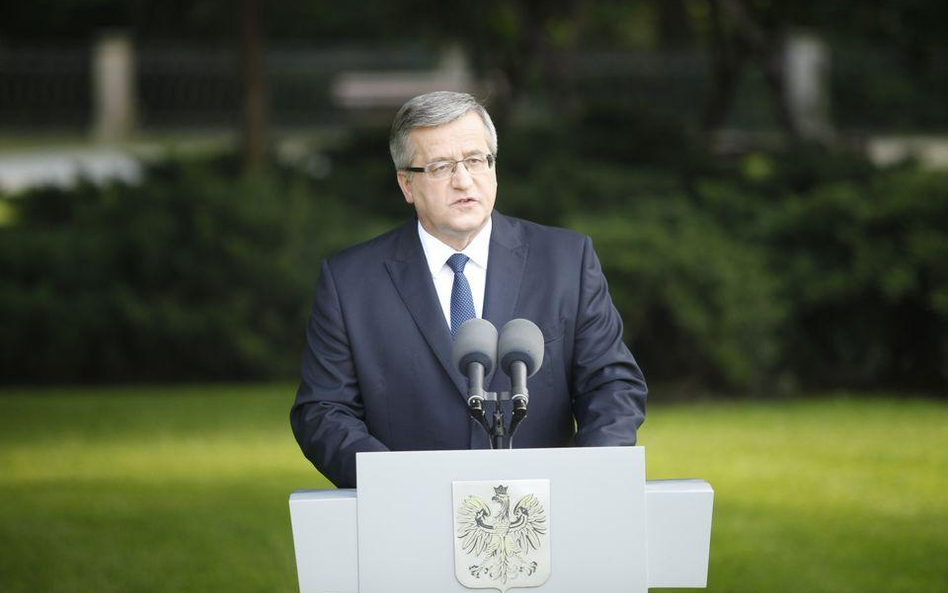 Prezydent Bronisław Komorowski