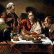 Caravaggio, Wieczerza w Emaus, 1601 rok, obraz ze zbiorów National Gallery w Londynie