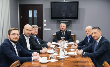 Uczestnicy debaty „Perspektywy dla transportu w 2050 r.”, która odbyła się w redakcji „Rzeczpospolit