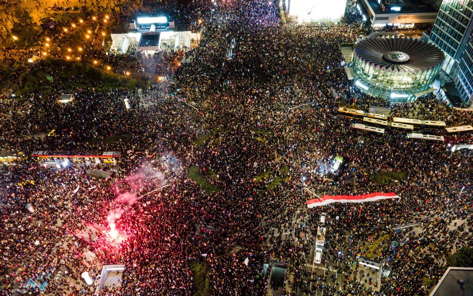 Policja: Piątkowe protesty były bardzo spokojne