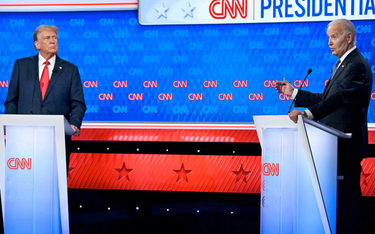 W debacie prezydenckiej Donald Trump (z lewej) kłamał co 3 minuty – ocenił „New York Times”