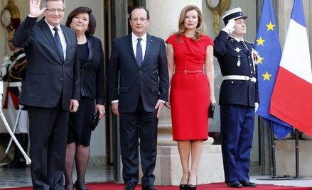 Valerie Trierweiler ma według francuskiego protokołu tytuł partnerki życiowej prezydenta. Przysługuj
