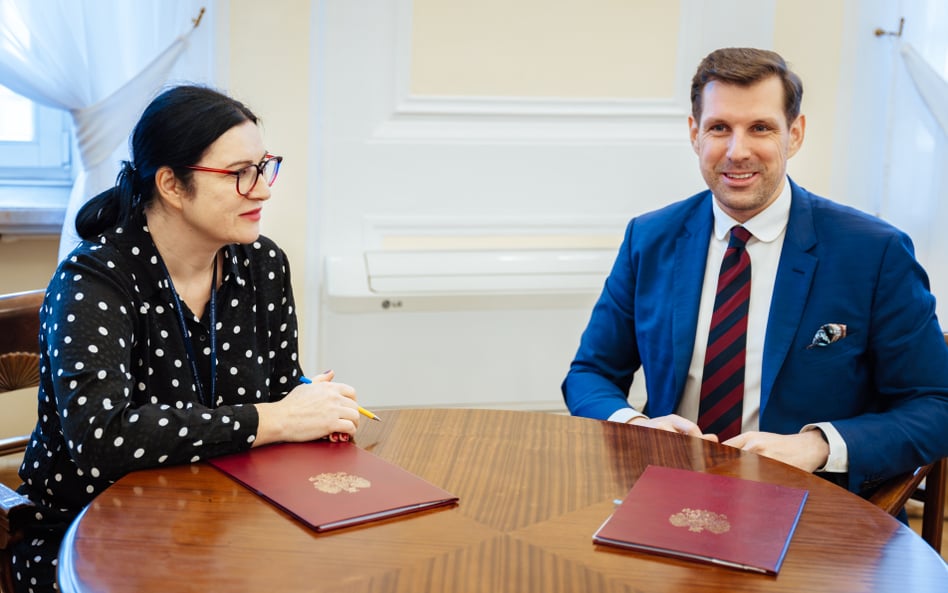 Edyta Zbieć i Tomasz Bocheński